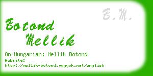 botond mellik business card